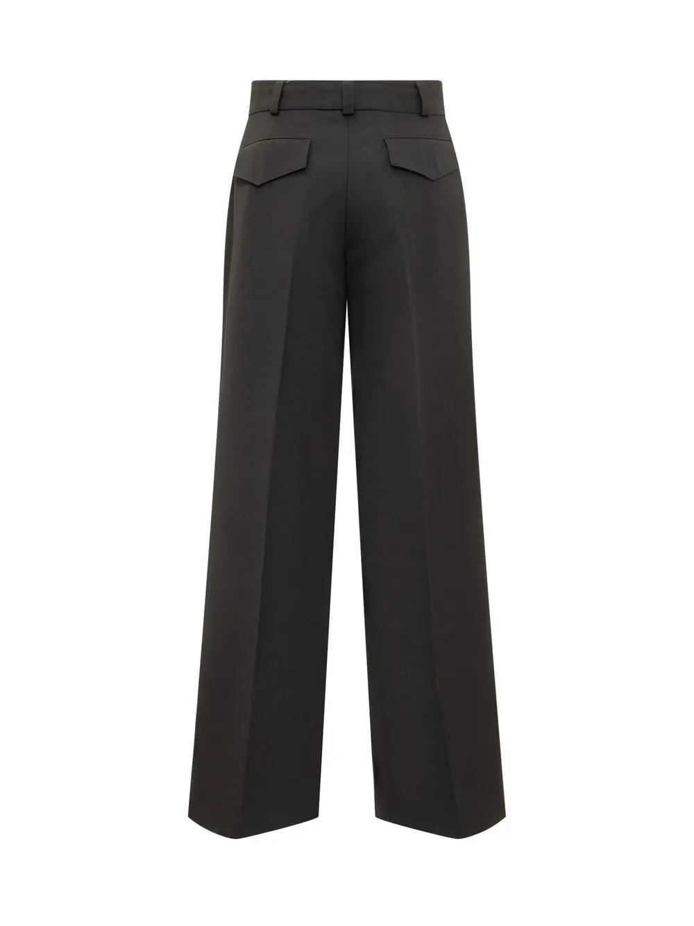 JIL SANDER Sharp Wool Gabardine Pants