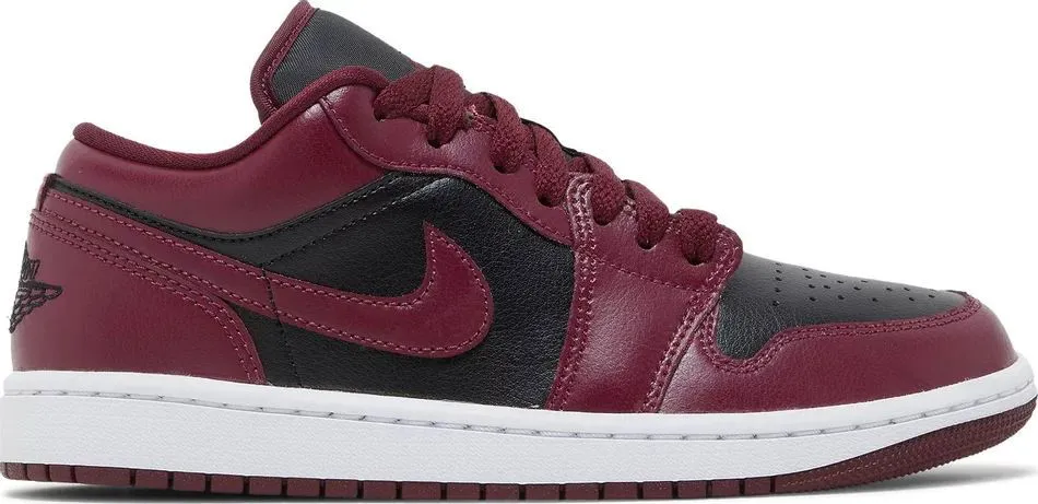 Jordan Air Jordan 1 Low "Black Maroon" W