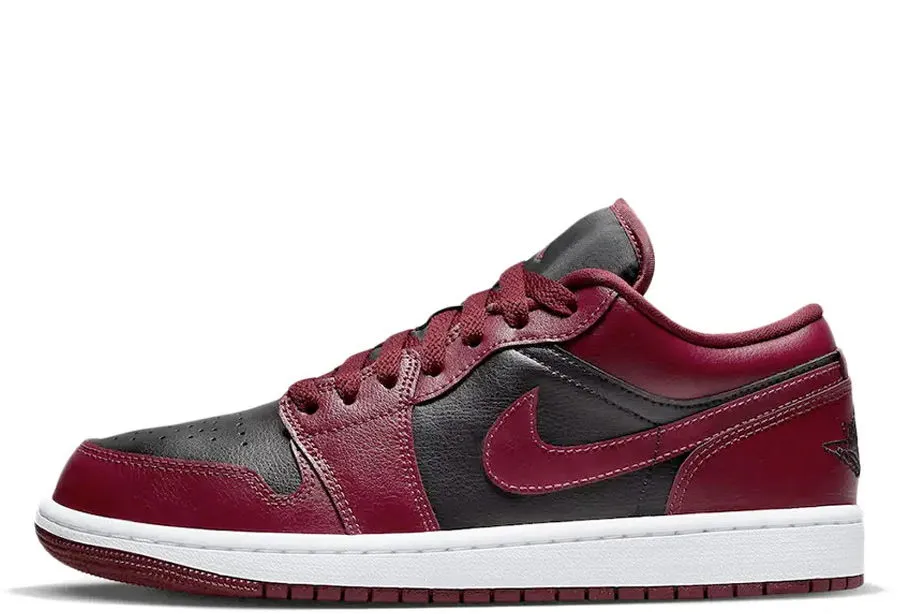 Jordan Air Jordan 1 Low "Black Maroon" W
