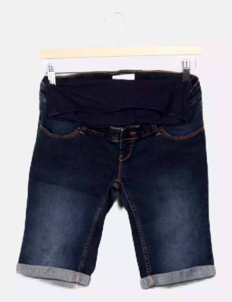Kiabi Bermuda denim premamá