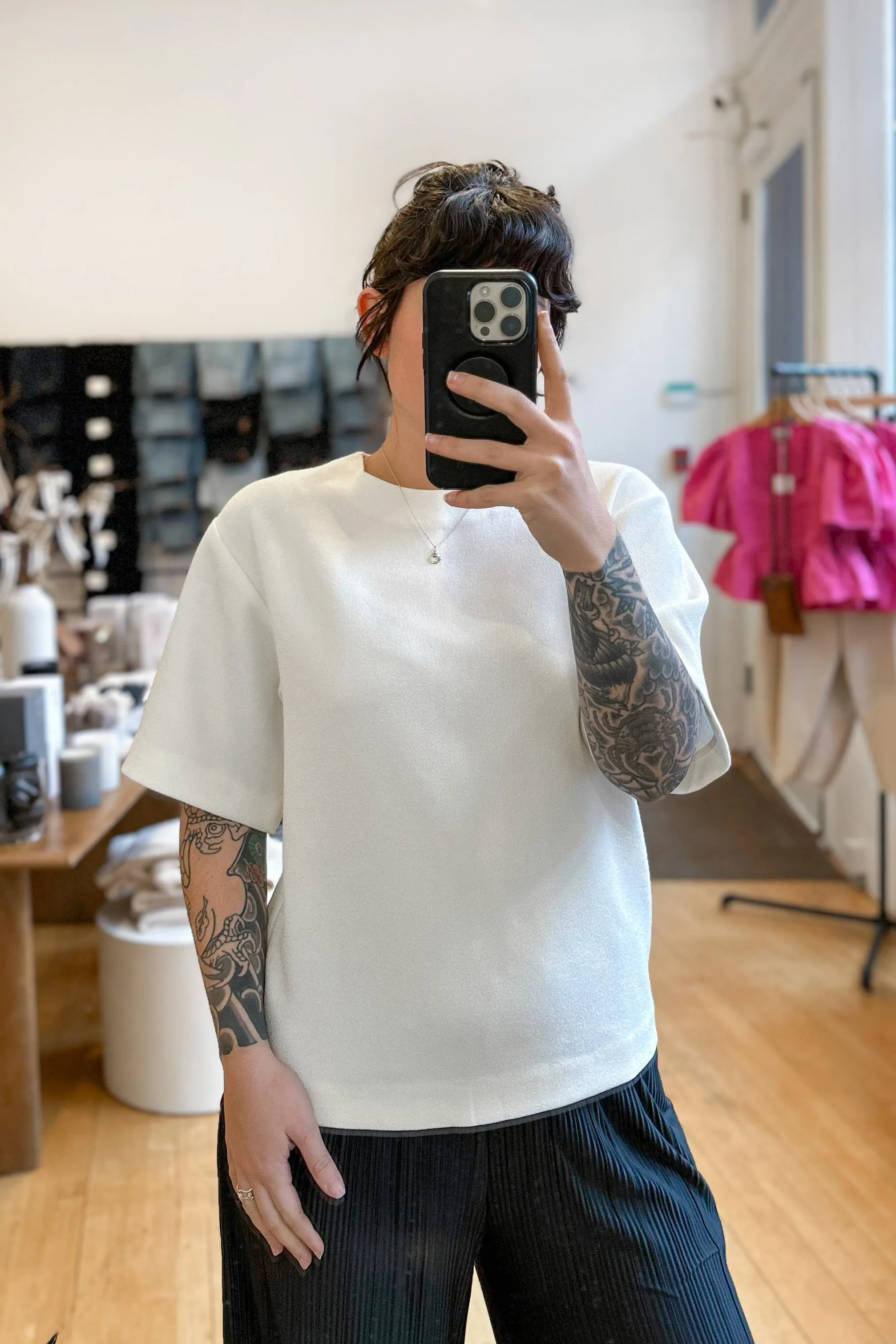 Maddie Top in Ivory