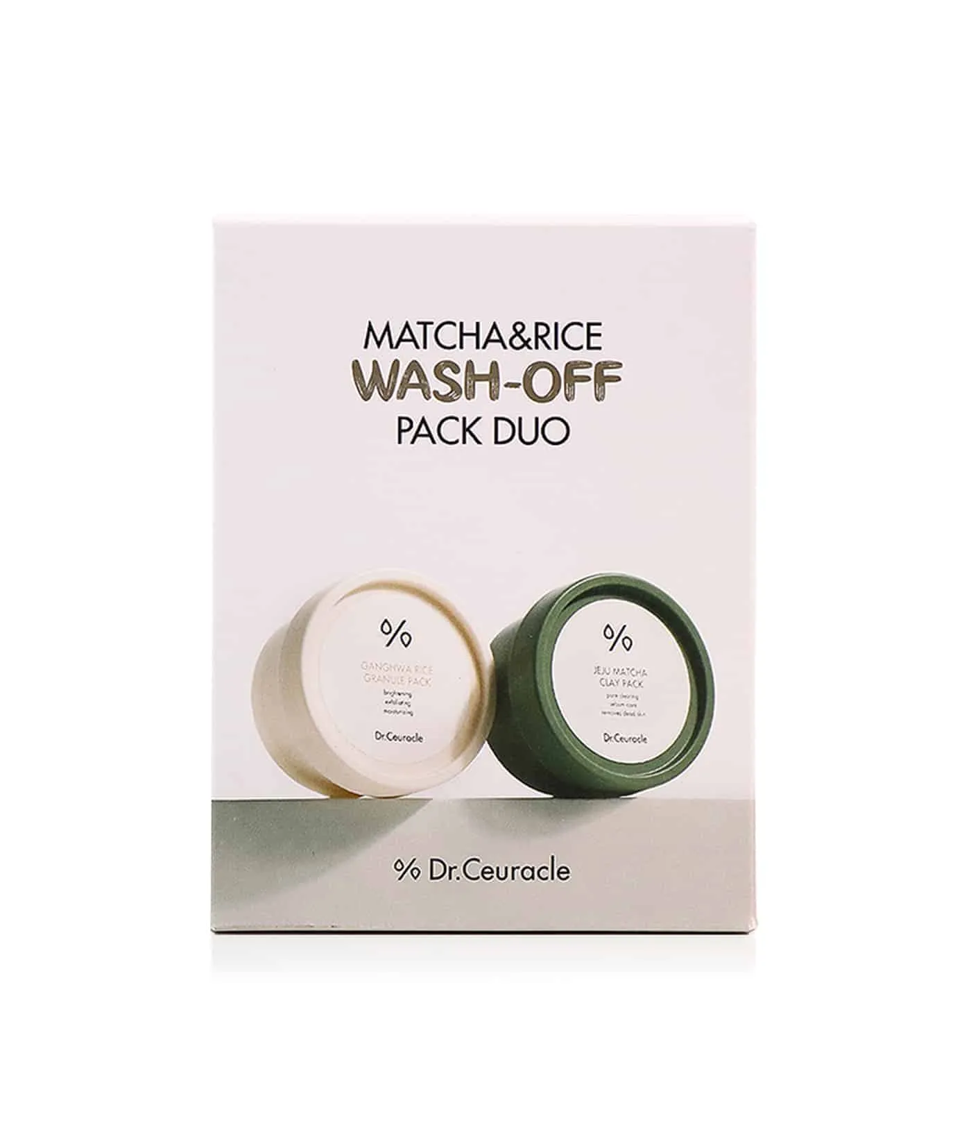 MATCHA&RICE WASHOFF PACK DUO