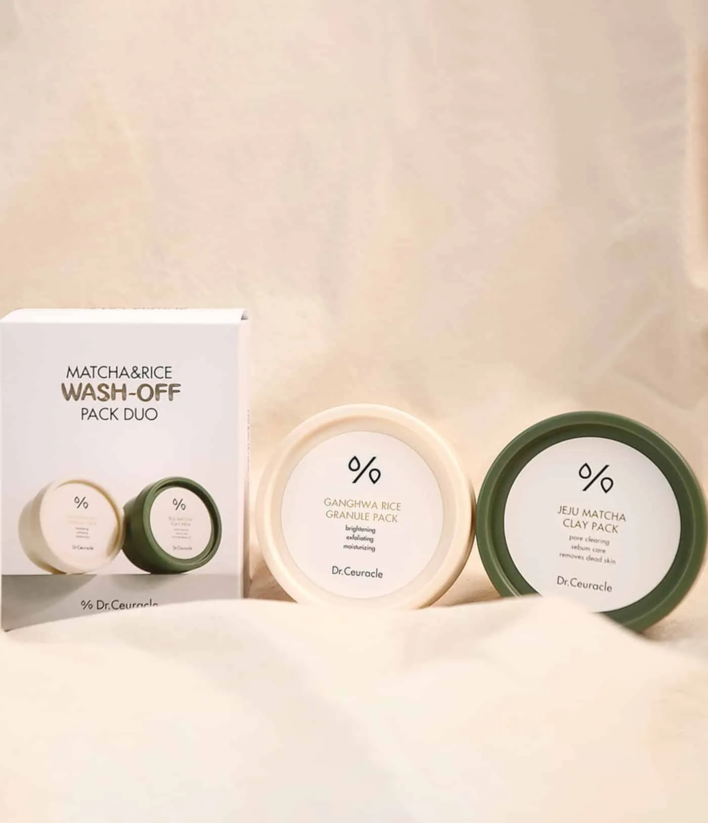 MATCHA&RICE WASHOFF PACK DUO