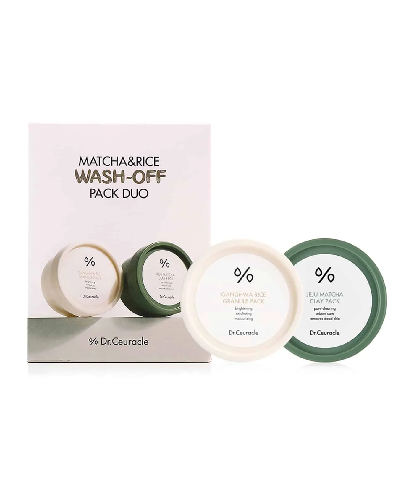 MATCHA&RICE WASHOFF PACK DUO