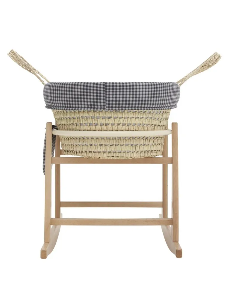 MOISES BEBE MIO CUCO + PATAS LITTLE ROCK BEIGE/VICHY 49x80x61 CM
