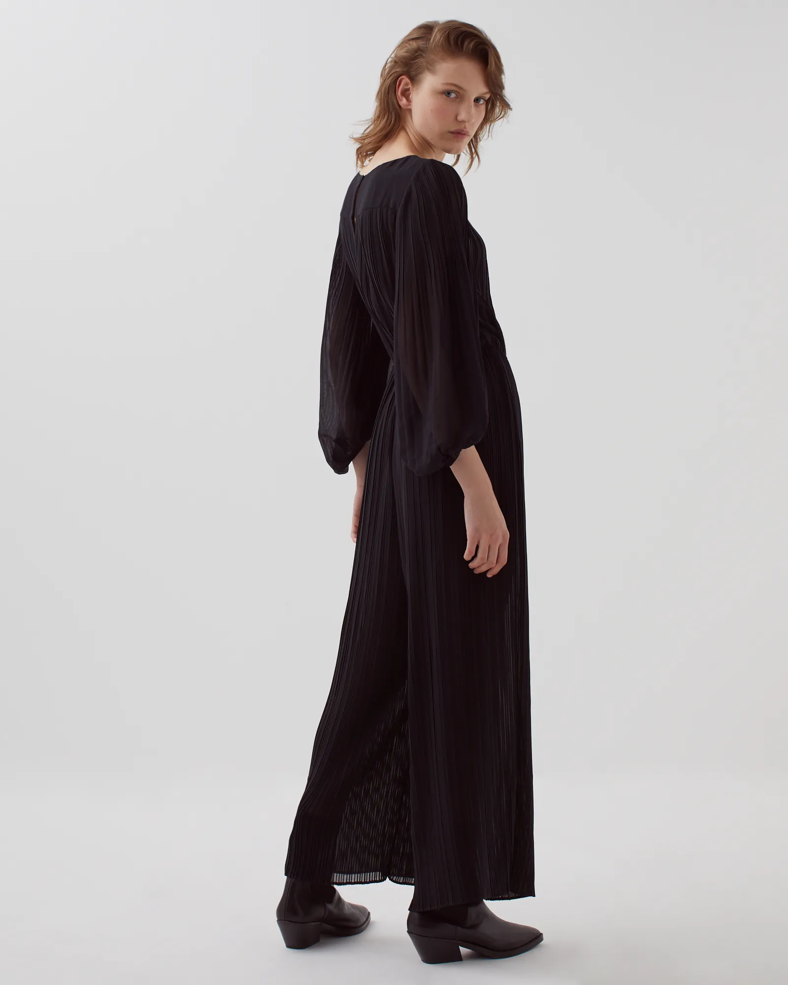 Mono plisado fluido black beauty