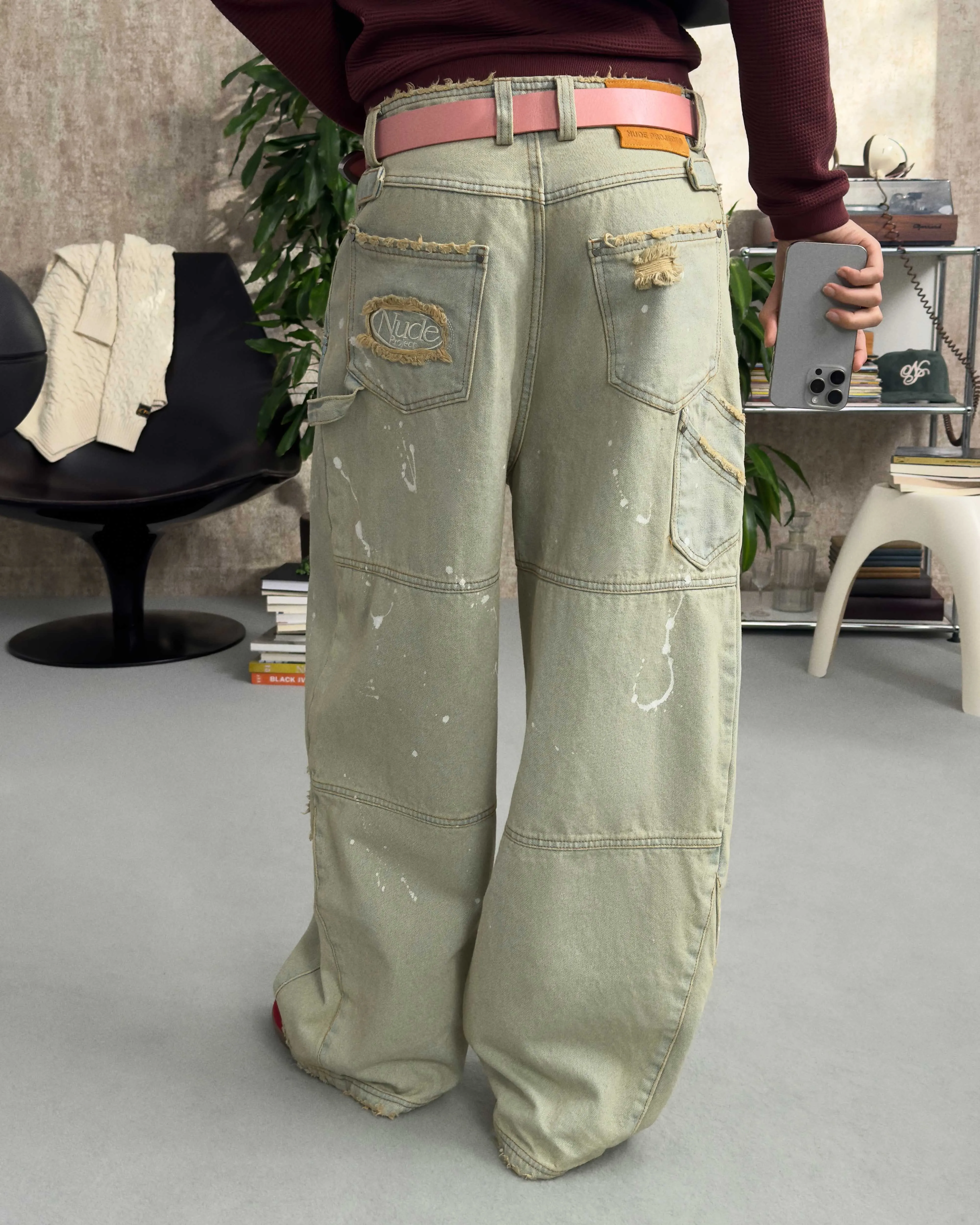 PAINTED CARPENTER PANTS