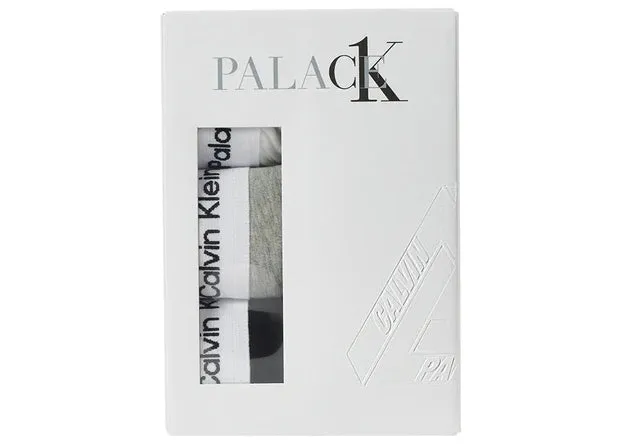 Palace CK1 Boxer Briefs (3 Pack) White/Light Grey Heather