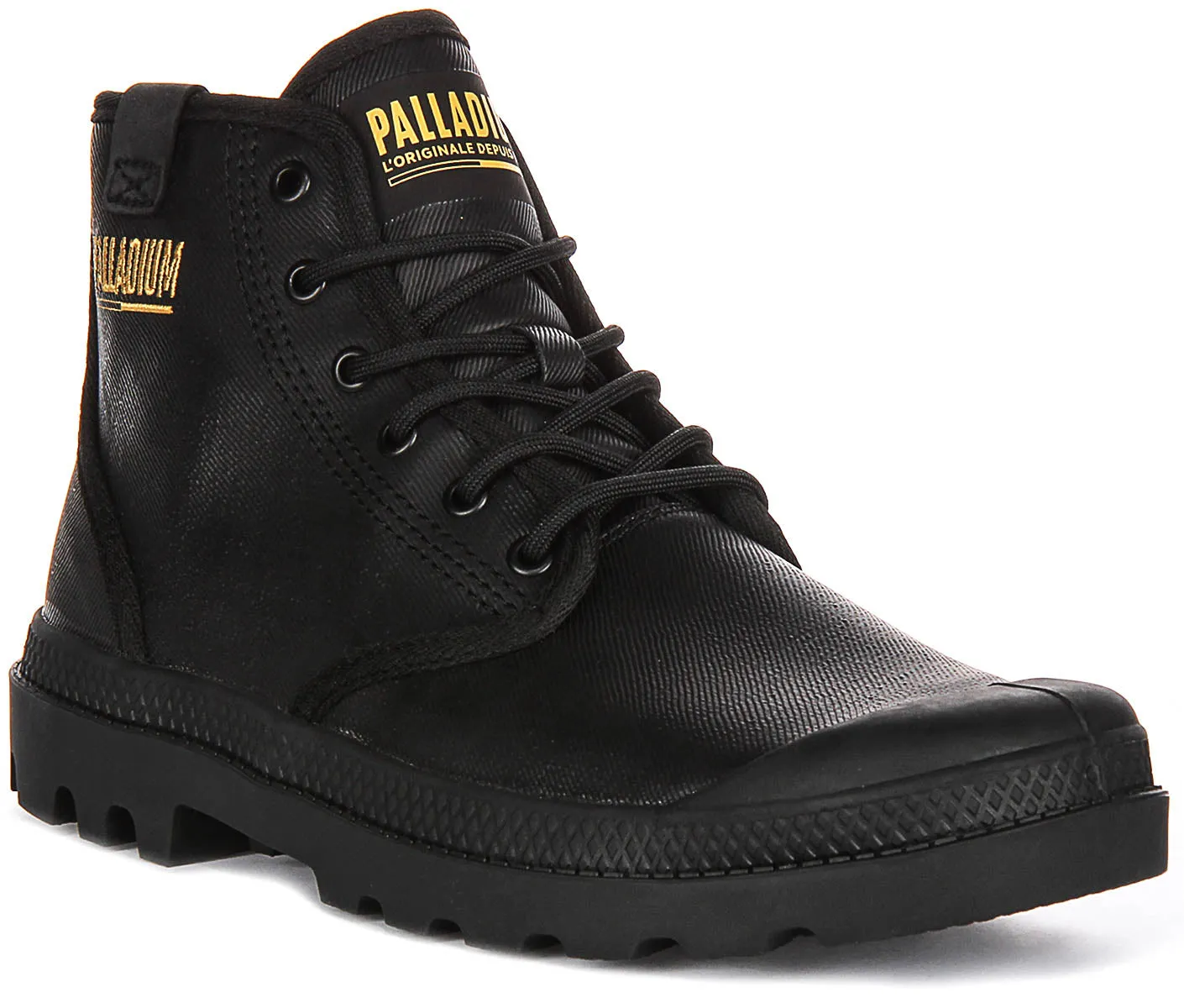 Palladium Pampa Hi Coated In Brown