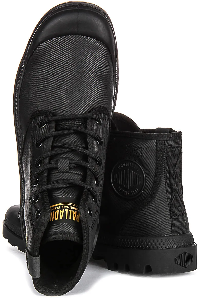 Palladium Pampa Hi Coated In Brown
