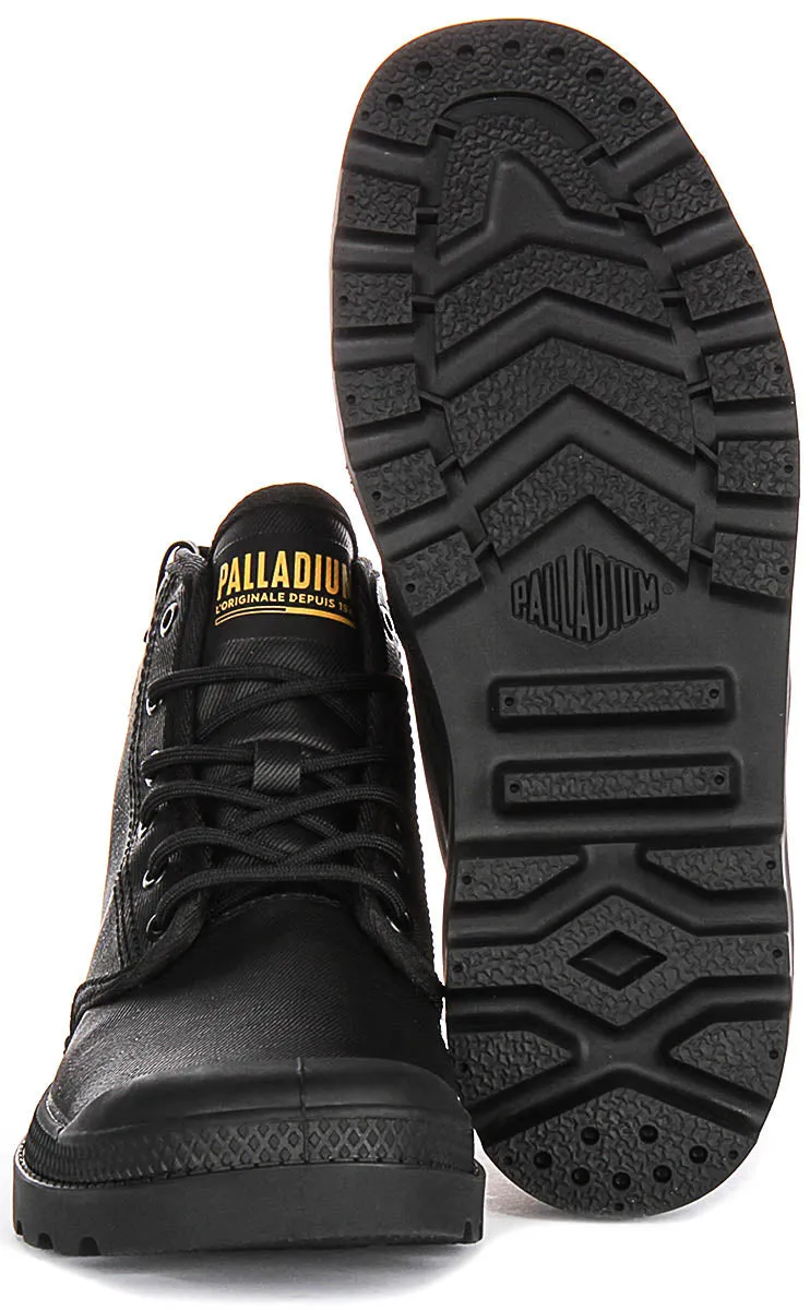 Palladium Pampa Hi Coated In Brown