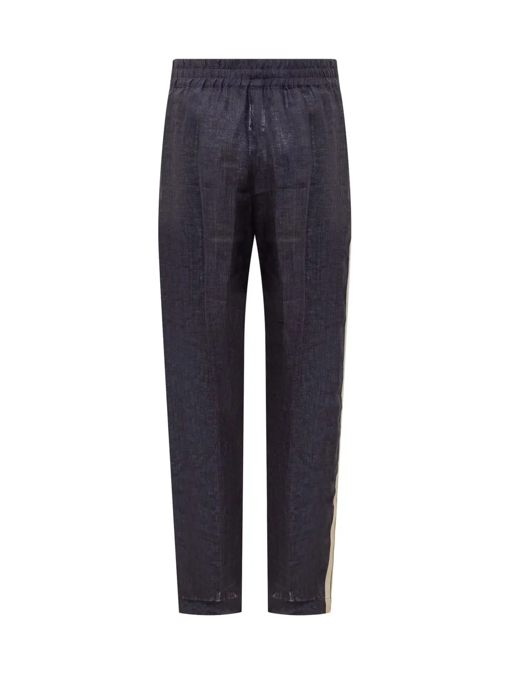 PALM ANGELS Linen Track Logo Pants
