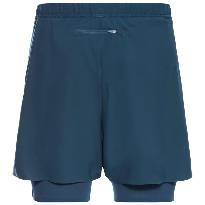 Pantalones cortos de running para hombre Odlo 2 En 1 Zeroweight (Blue Wing Teal)