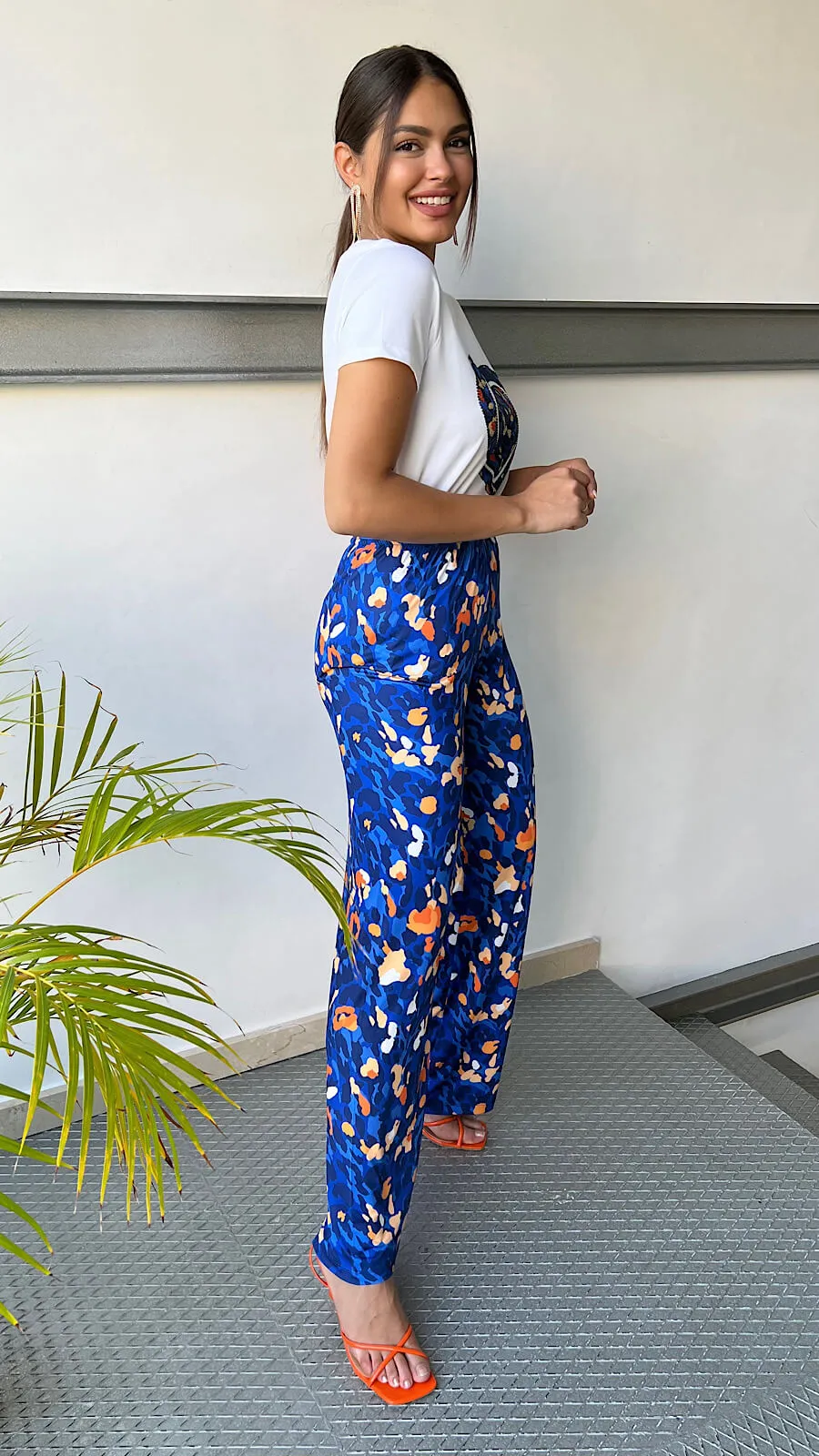 Pantalón Animal Print ( Se Vende En Conjunto)