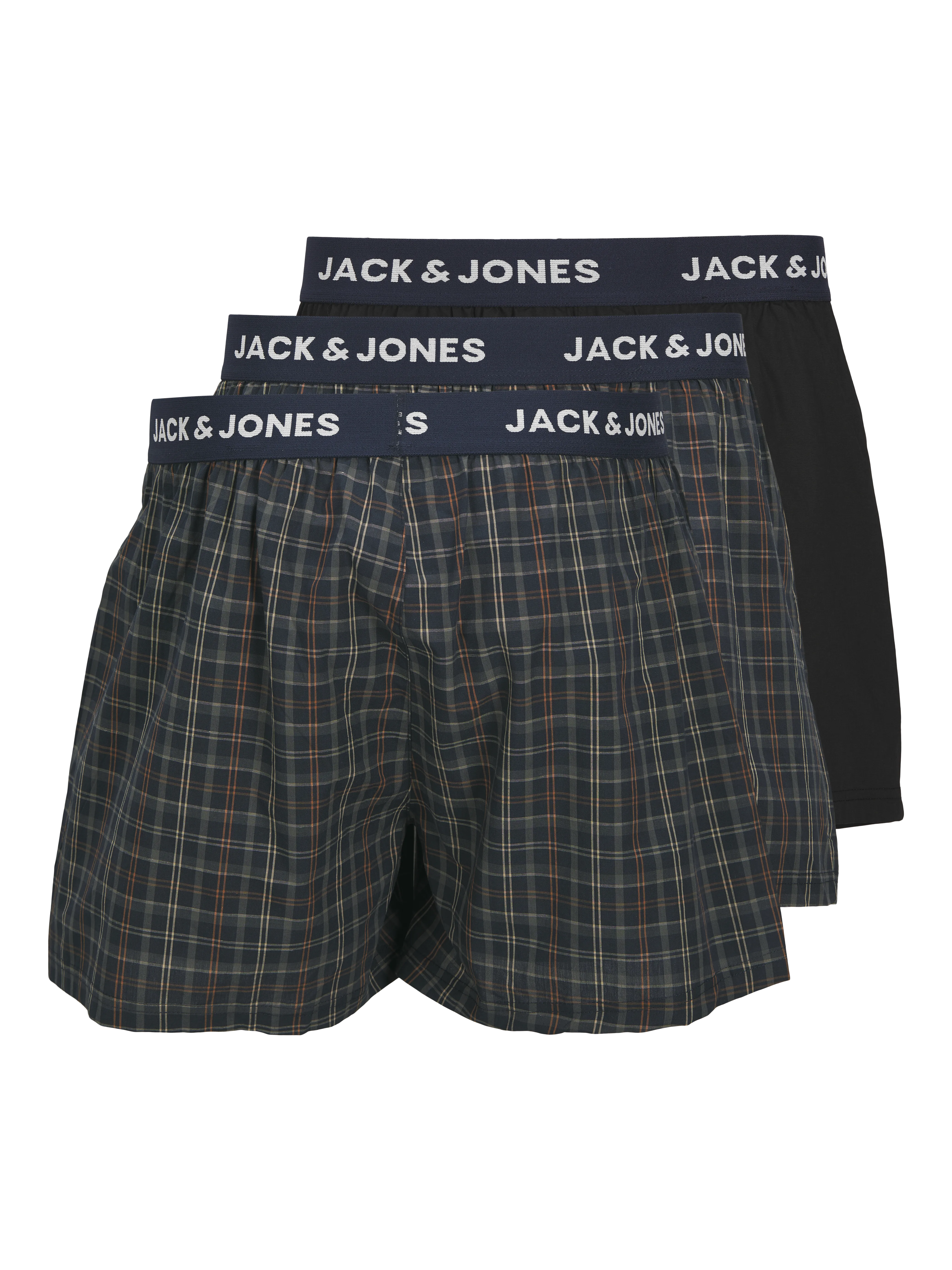 Paquete de 3 Boxers | Negro | Jack & Jones®