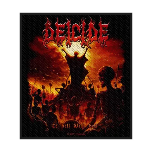 PARCHE DEICIDE  TO HELL WITH GOD