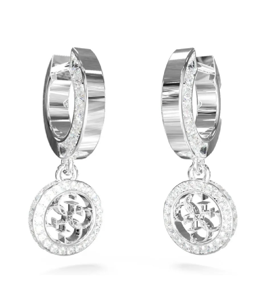 PENDIENTES GUESS 4G PLATA  JUBE04165JWRH