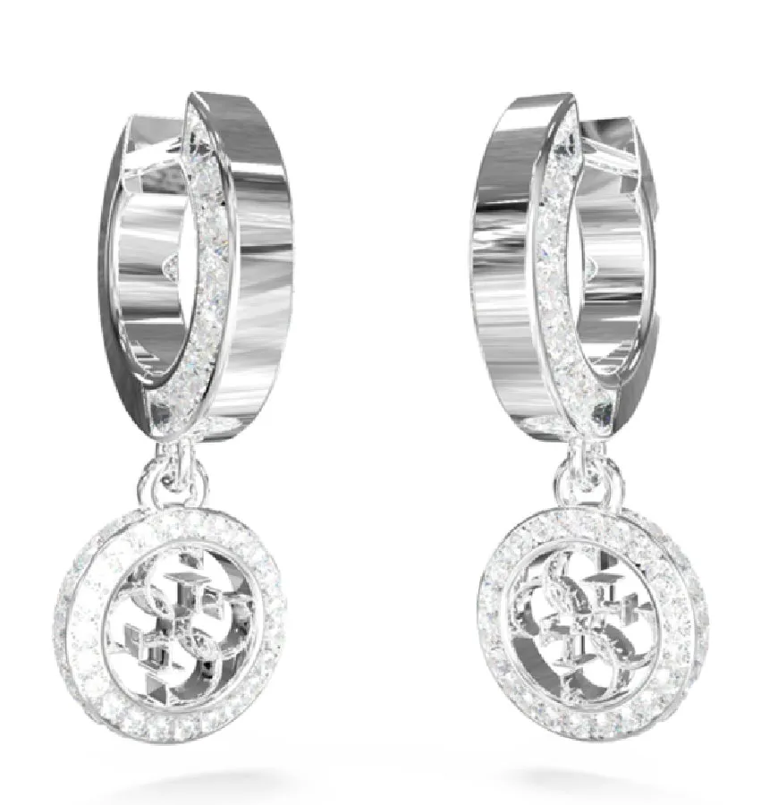 PENDIENTES GUESS 4G PLATA  JUBE04165JWRH