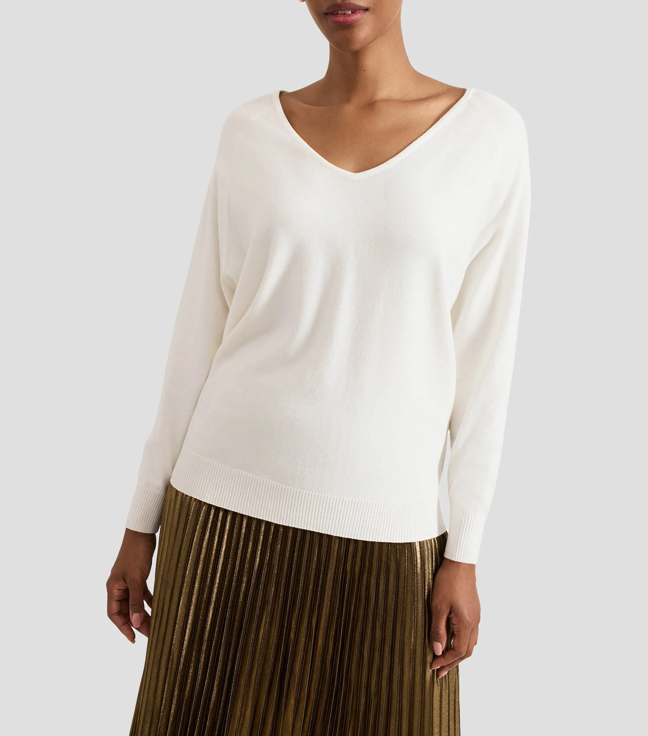 Phase Eight Suéter cuello V Mujer