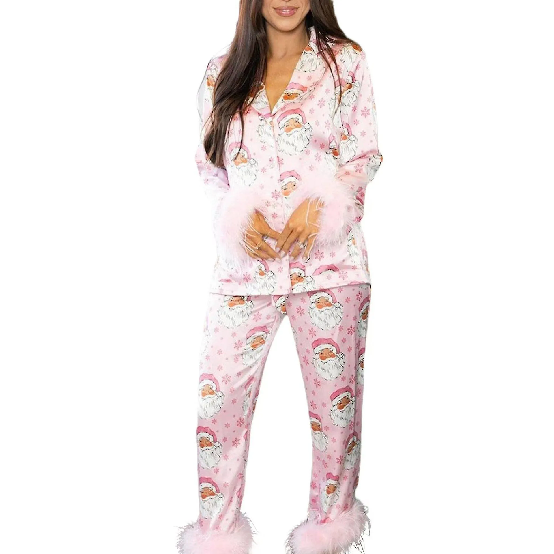 Pijama de Papá Noel estampado