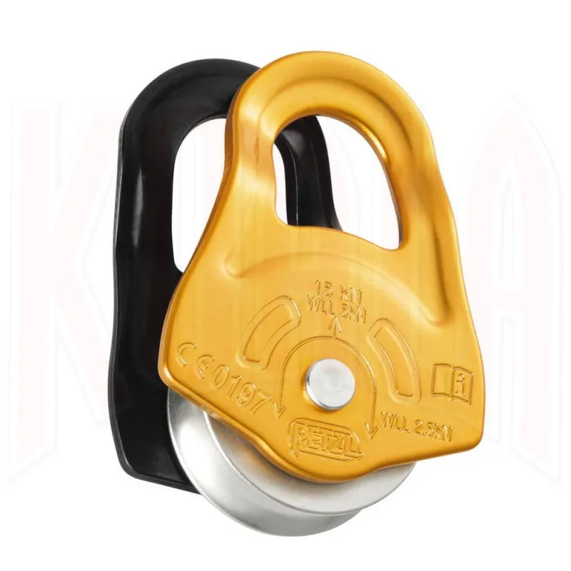 Polea de aluminio PARTNER de alto rendimiento Petzl