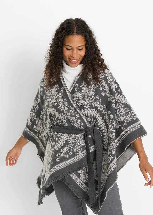 PONCHO PIZARRABEIGE ROSACEO