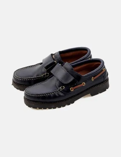Privata Zapato azul oscuro náutico