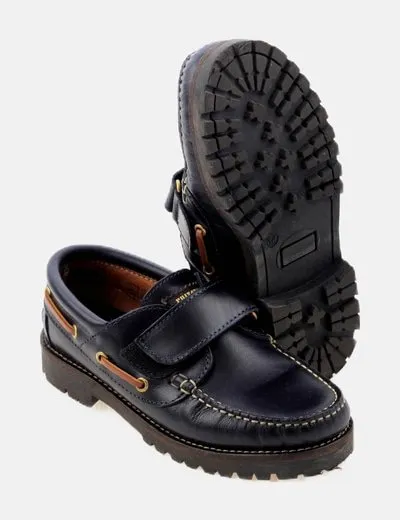 Privata Zapato azul oscuro náutico
