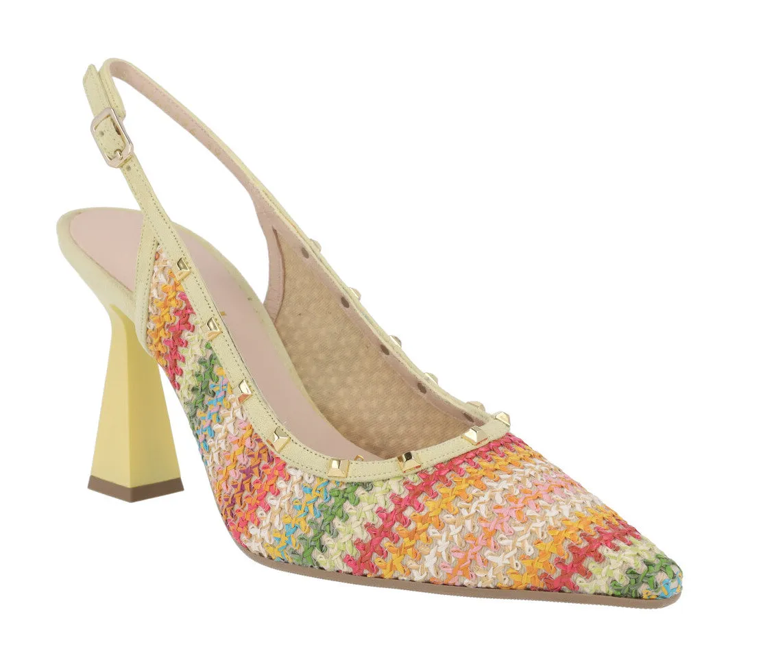 Salones Momsa Hippie en crochet multicolor para mujer