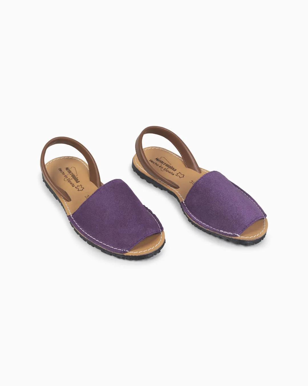 Sandalia Menorquina Ante Lavanda