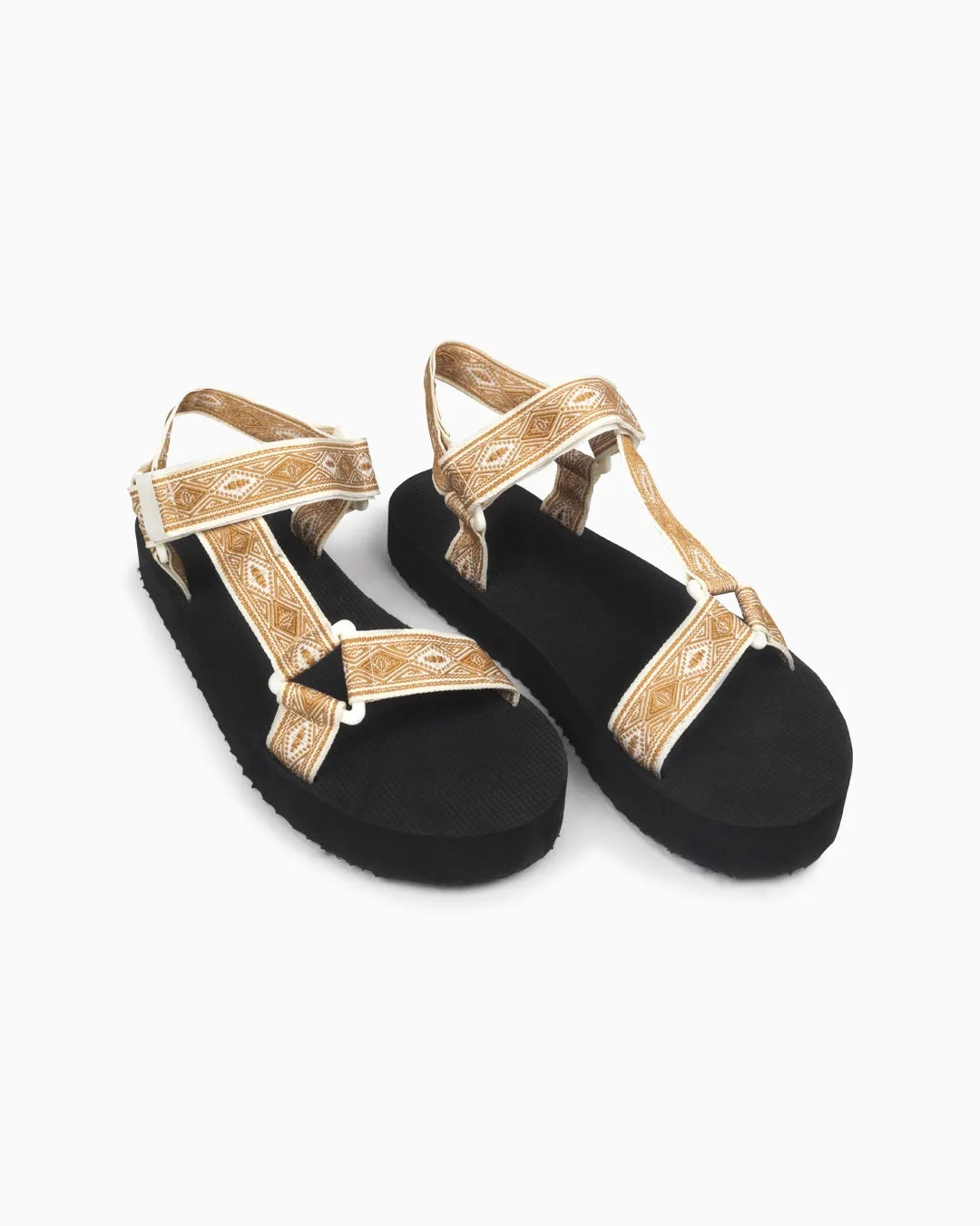 Sandalia Plana Baia Camel