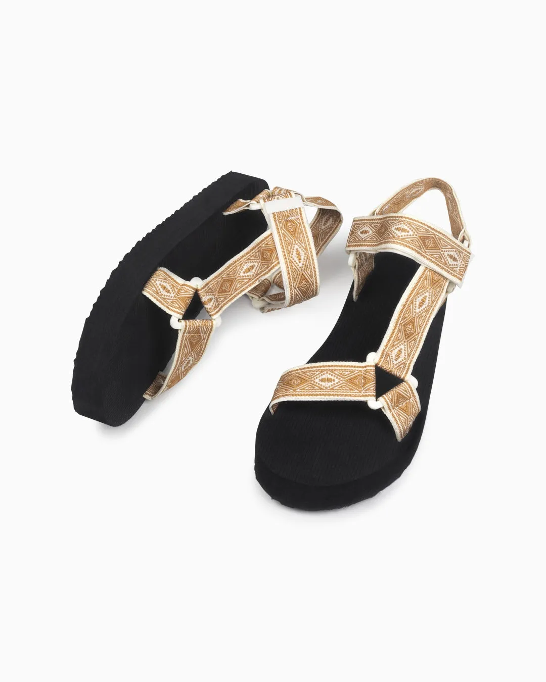 Sandalia Plana Baia Camel