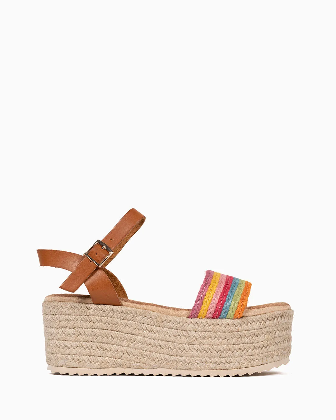 Sandalia Plataforma Multicolor