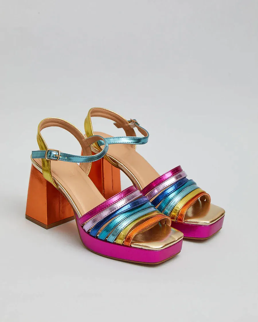 SANDALIA TACN FLAVIA FUCSHIA