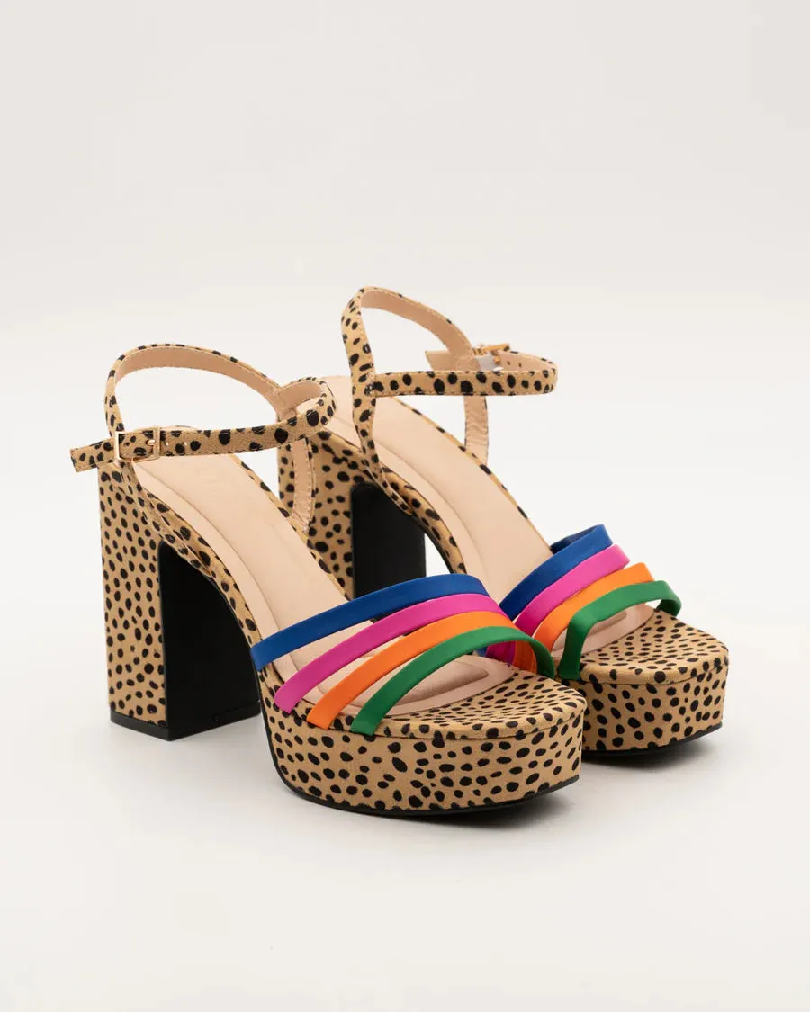 SANDALIA TACN LINDA LEOPARD