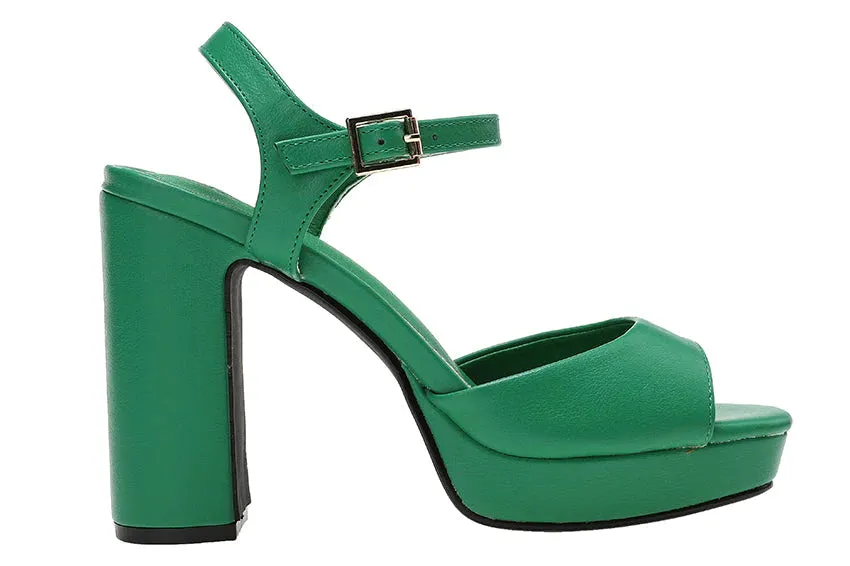 SANDALIA TACN LISA GREEN