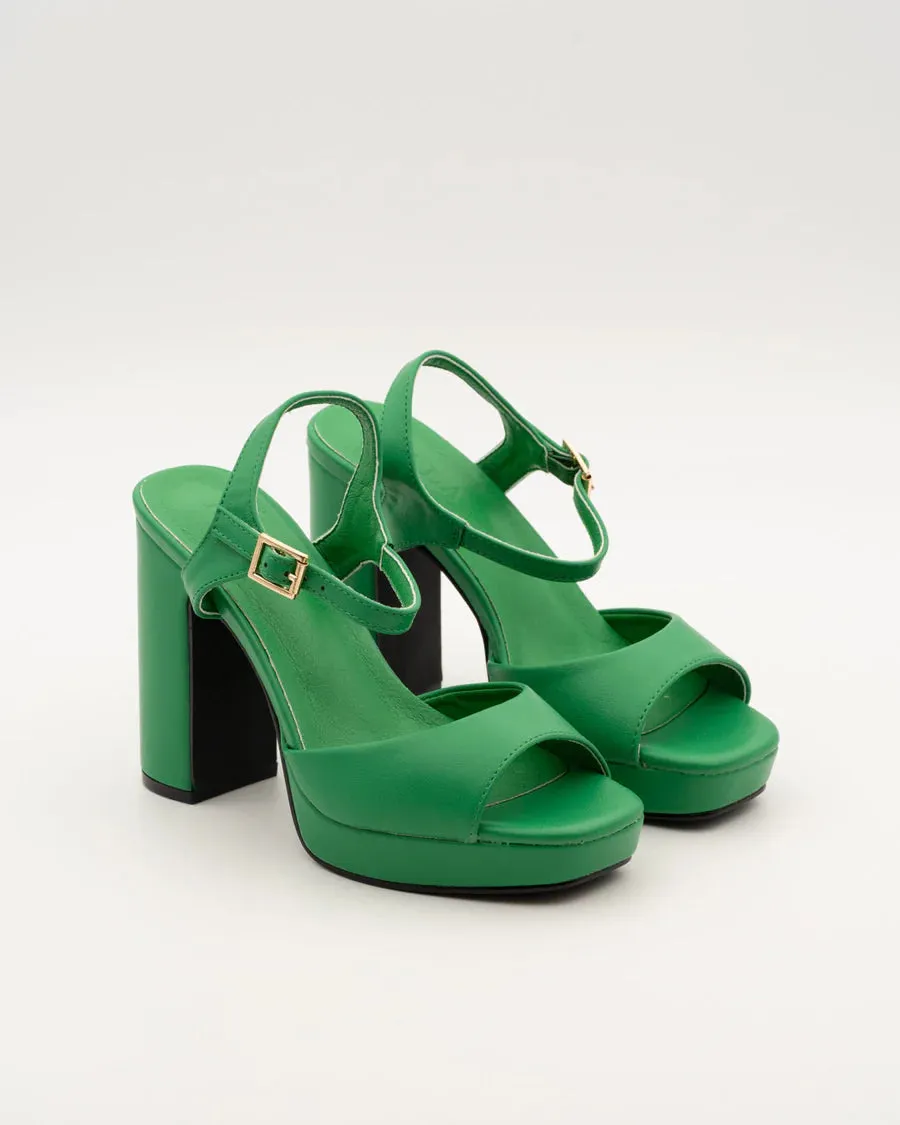 SANDALIA TACN LISA GREEN