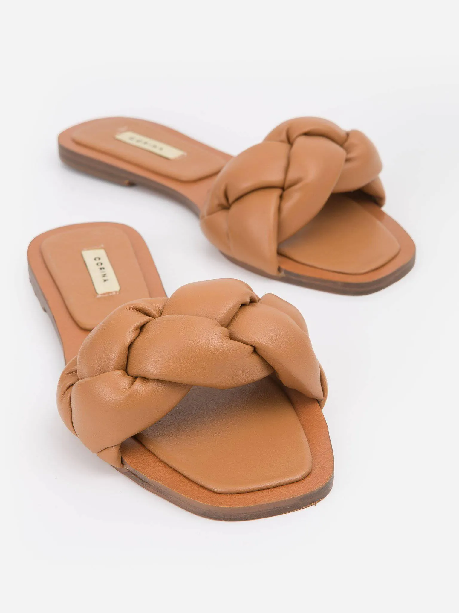 Sandalia Trenzada Camel