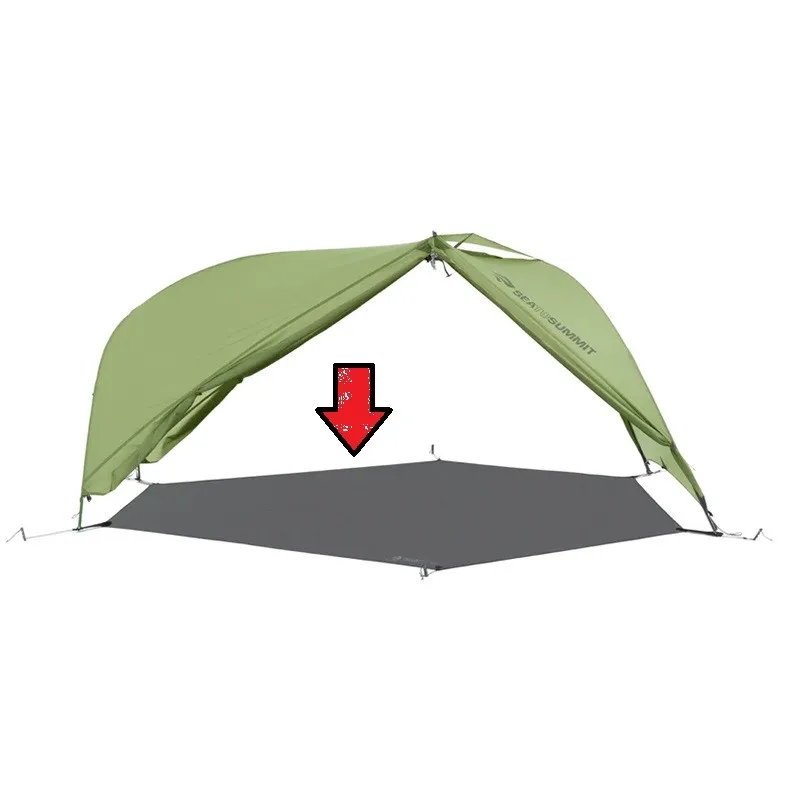 SEA TO SUMMIT Telos TR3 Bigfoot Footprint 3 P CHARCOAL GREY