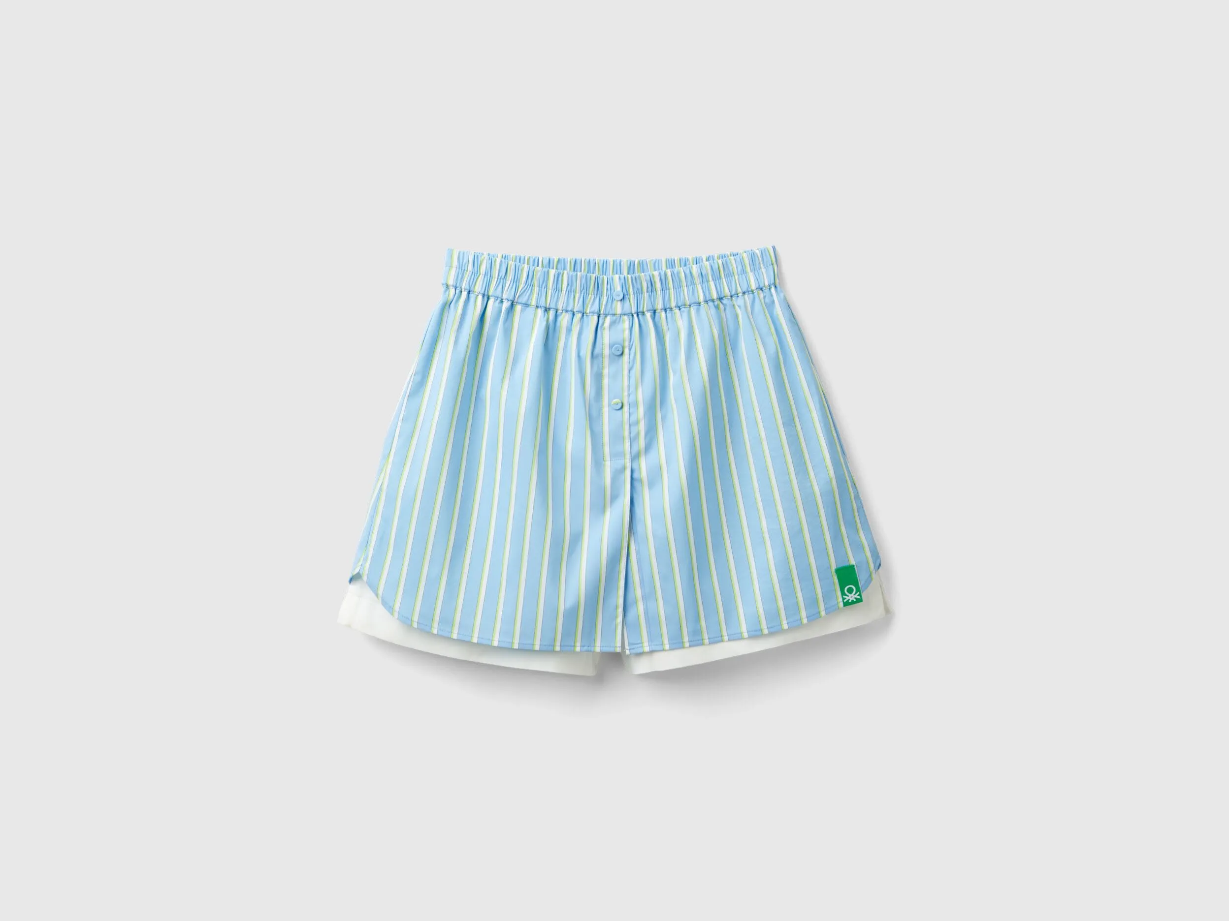Shorts bóxer de rayas