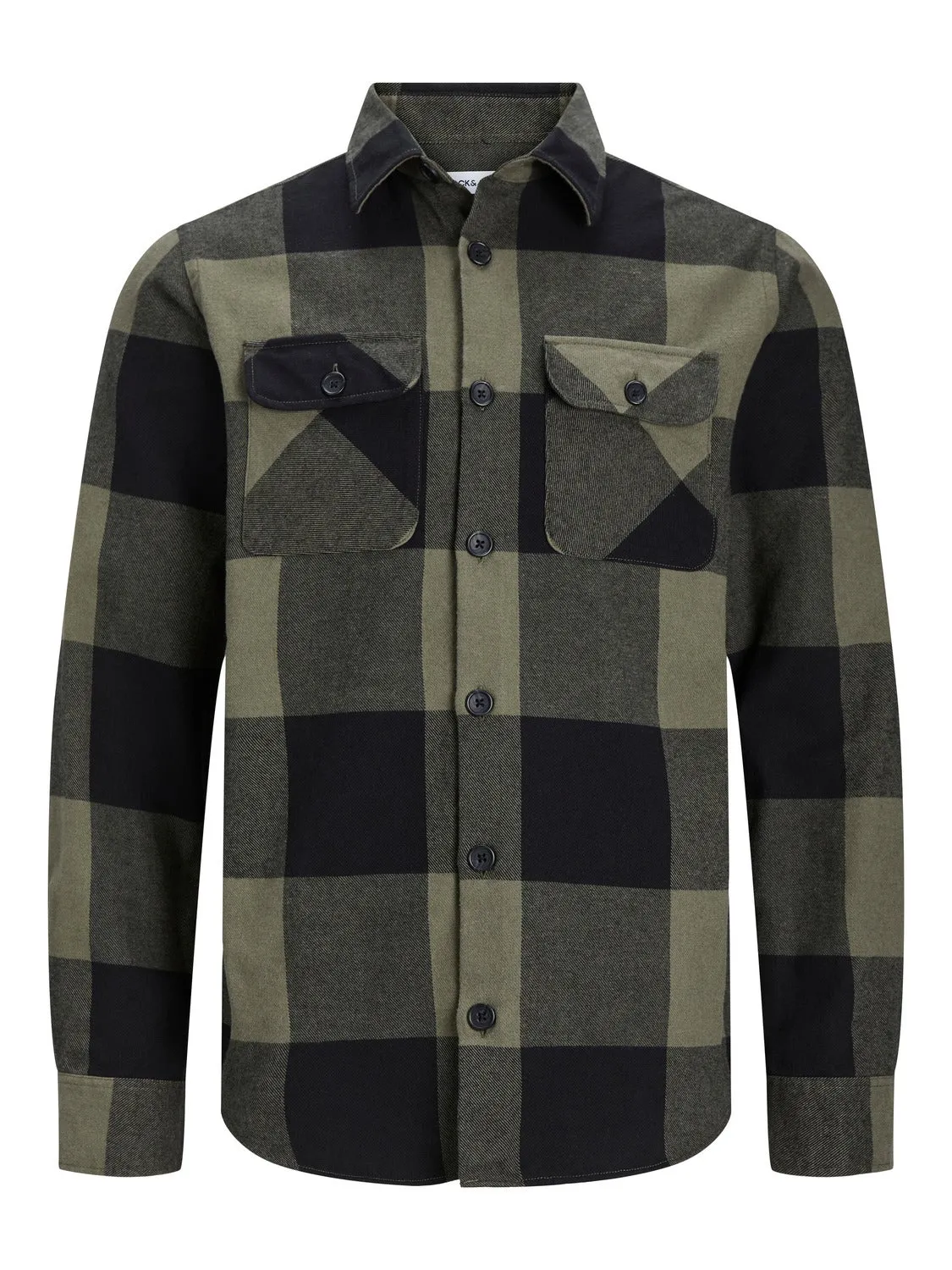 Sobrecamisa Corte comfort | Verde oscuro | Jack & Jones®