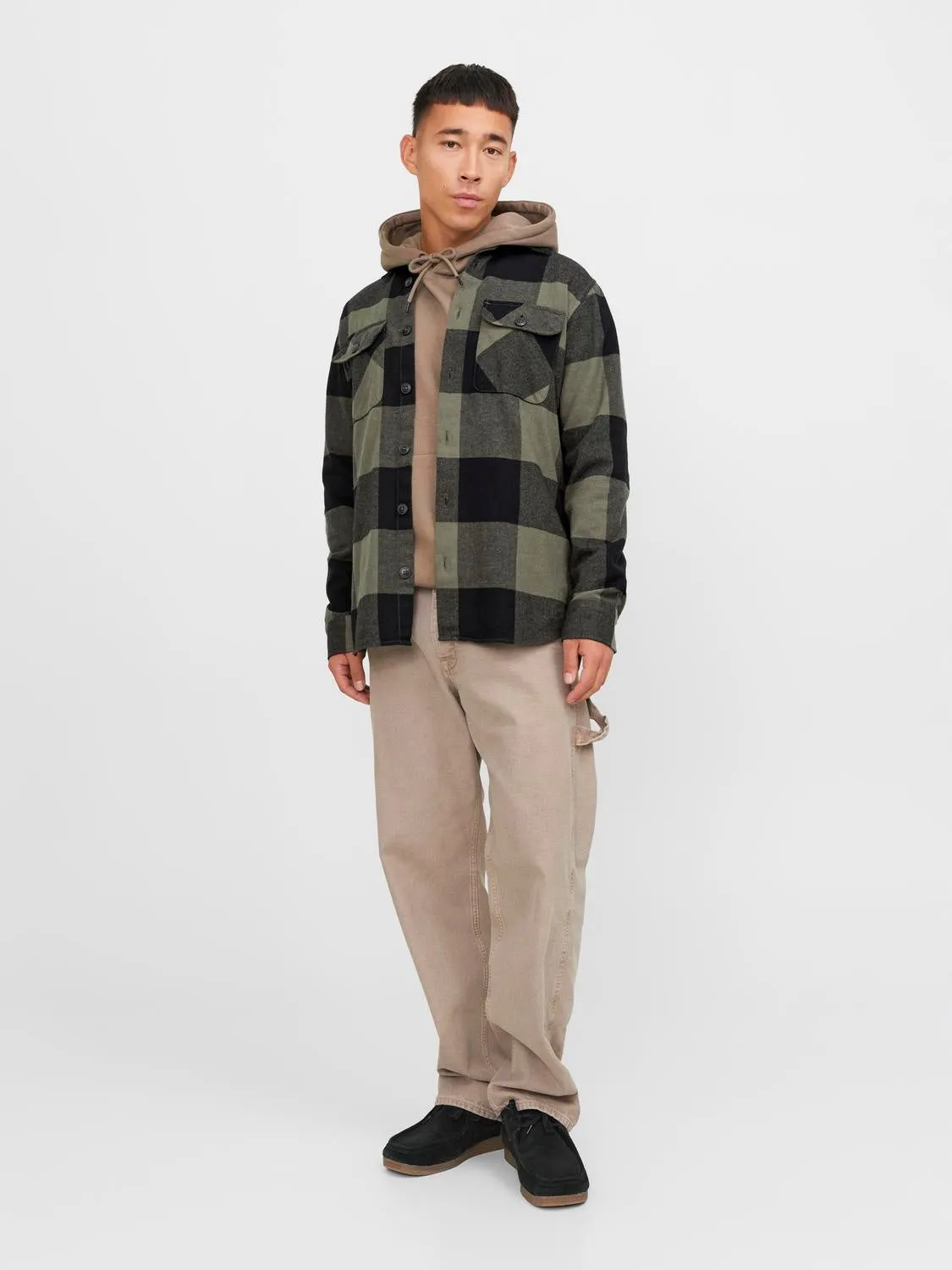 Sobrecamisa Corte comfort | Verde oscuro | Jack & Jones®
