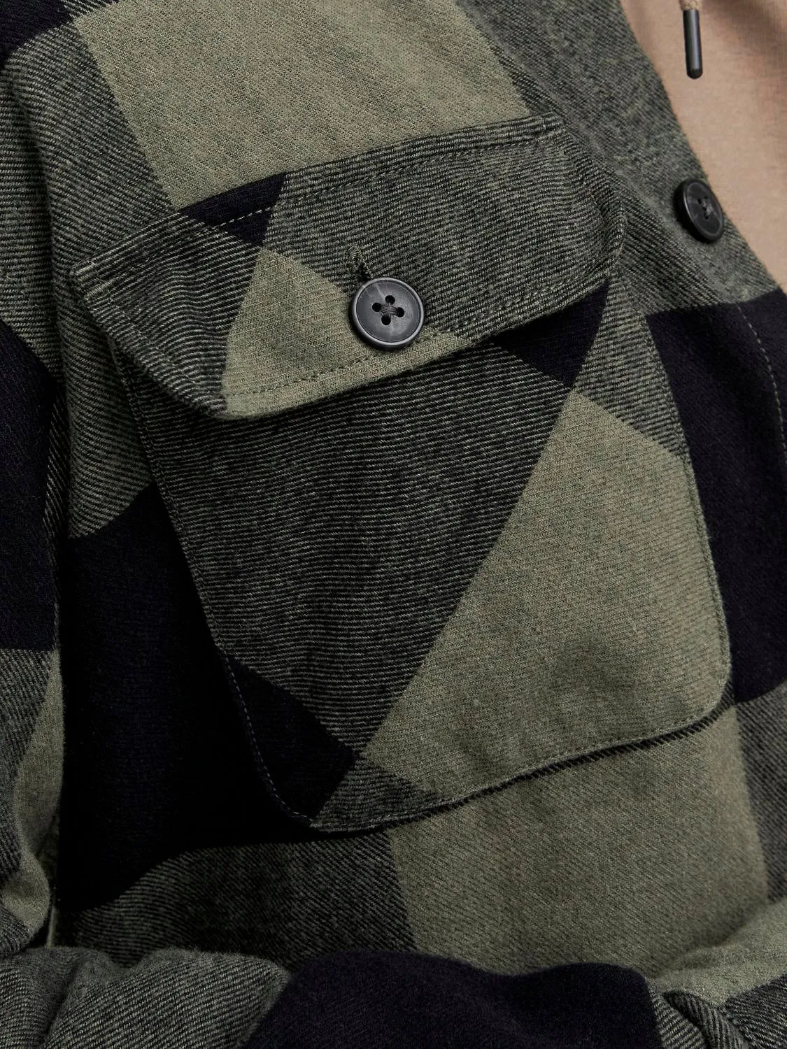 Sobrecamisa Corte comfort | Verde oscuro | Jack & Jones®
