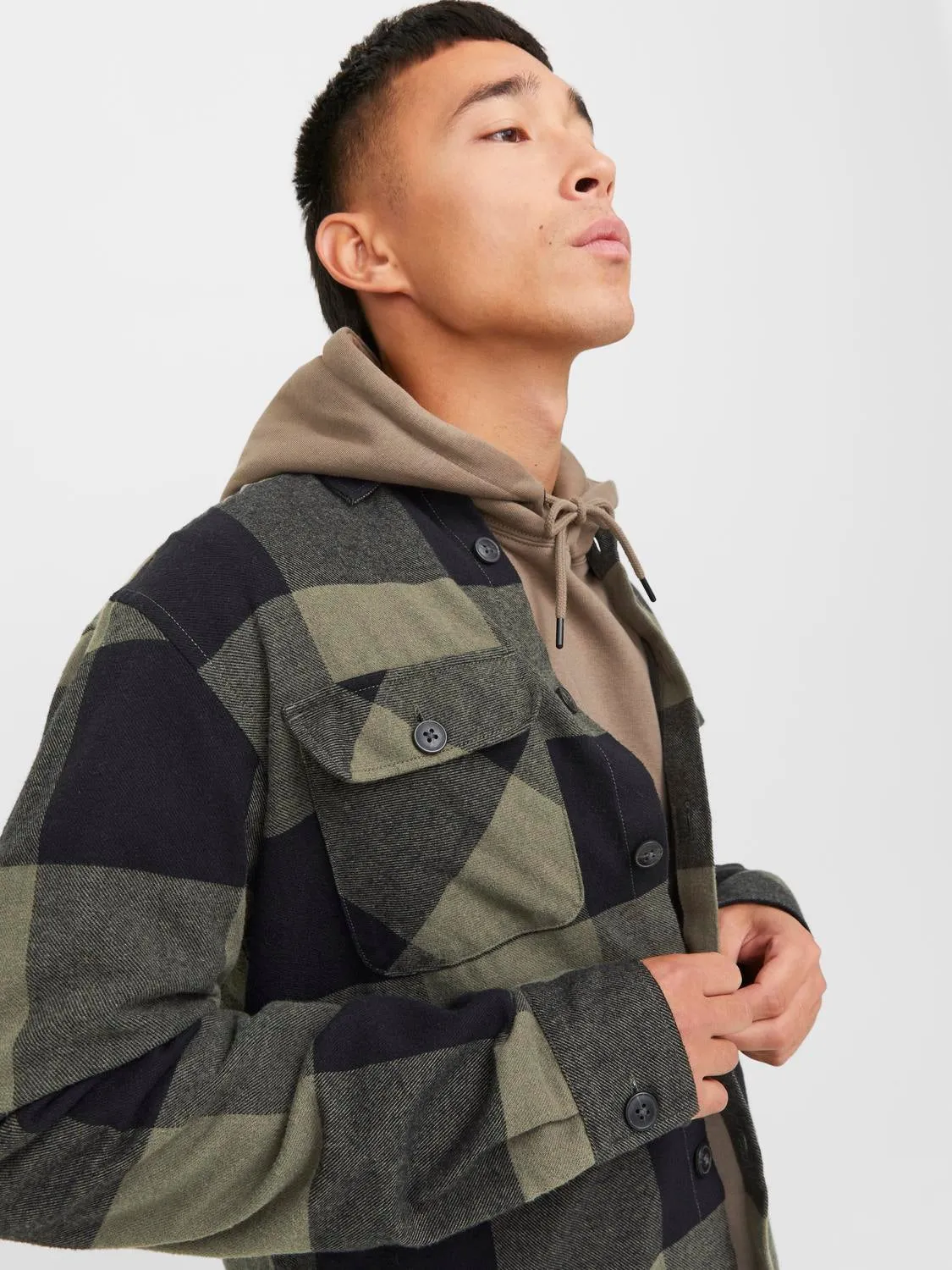 Sobrecamisa Corte comfort | Verde oscuro | Jack & Jones®