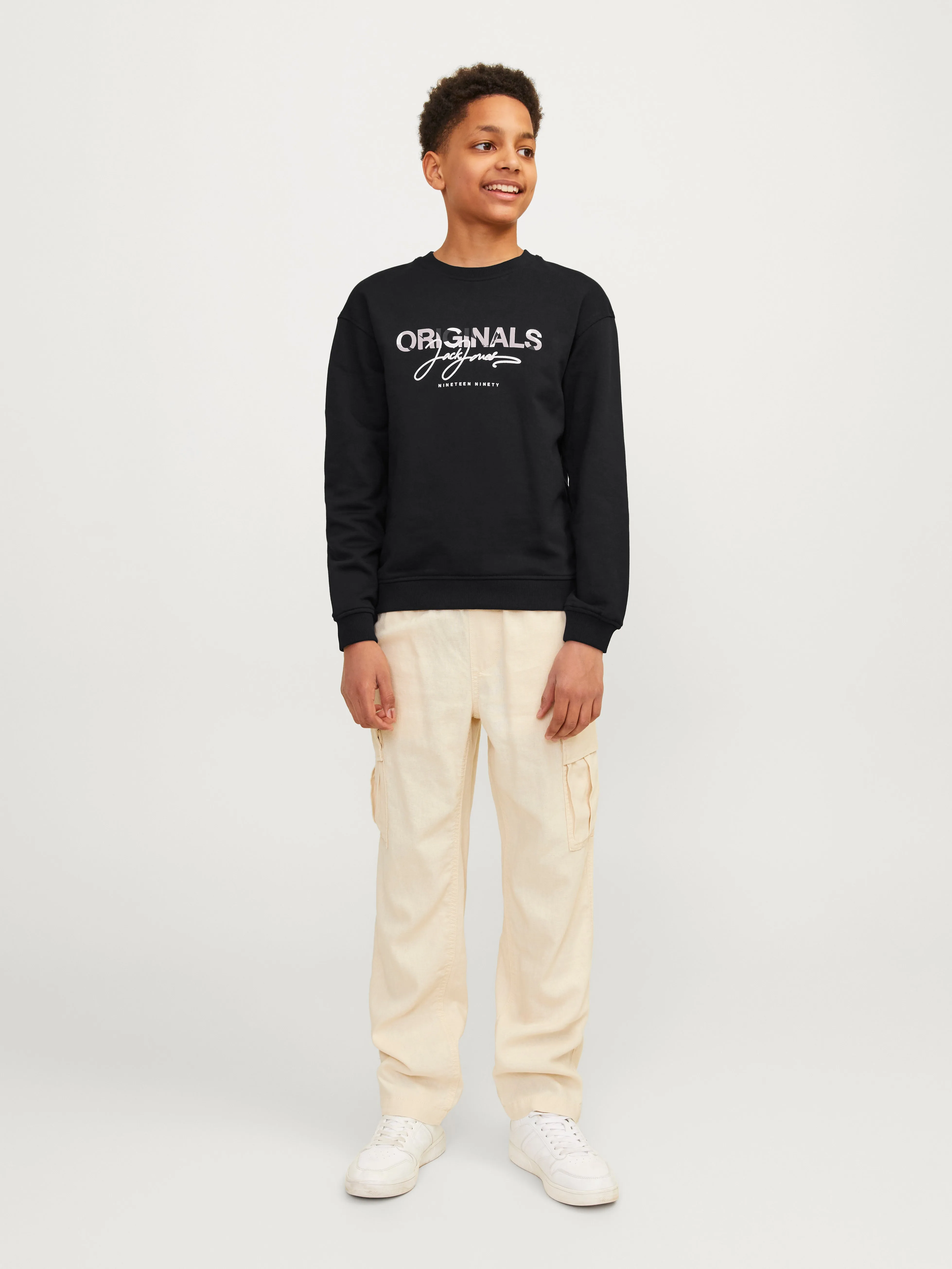 Sudadera Estampado Junior | Negro | Jack & Jones®