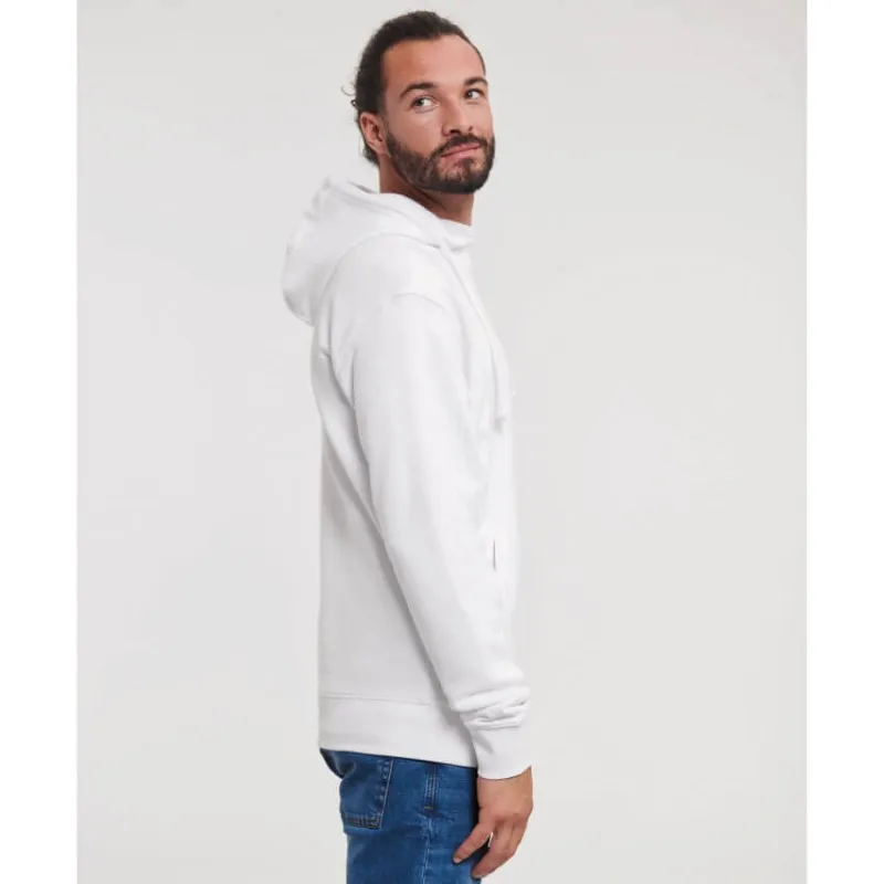 Sudadera orgánica con Capucha y cuello alto de Russell