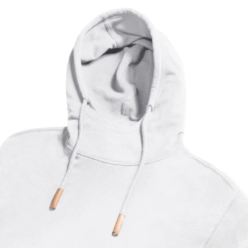Sudadera orgánica con Capucha y cuello alto de Russell