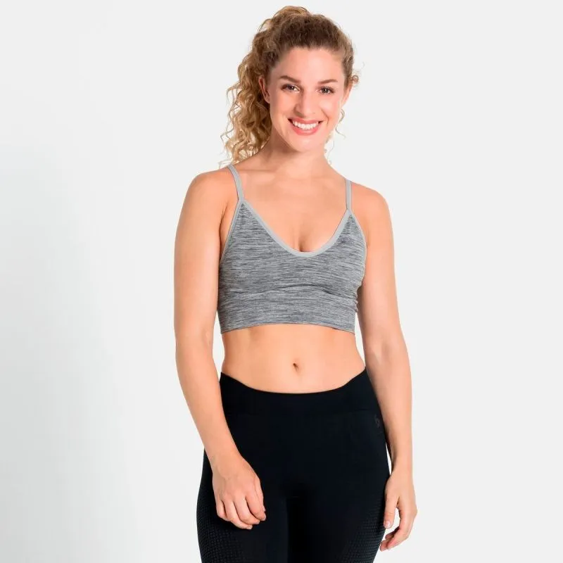 Sujetador Odlo acolchado sin costuras Soft 2.0 (gris claro Melange) mujer