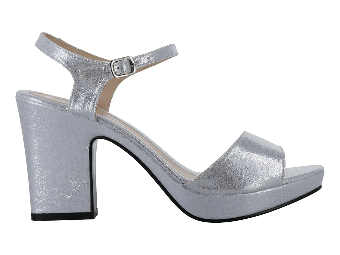 Tacones Sary 876 Plata Para Mujer
