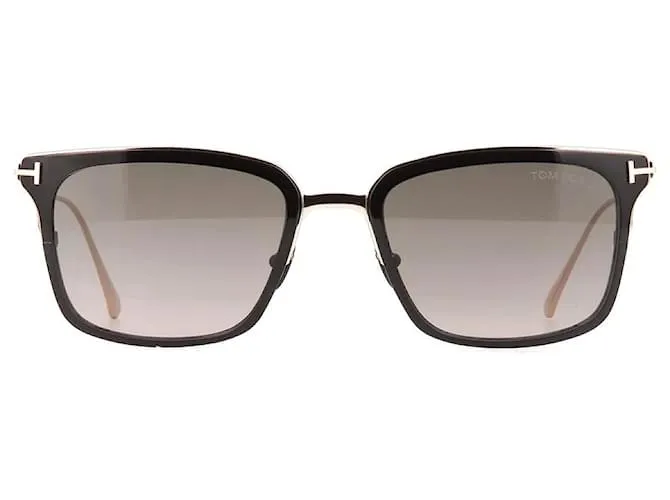 Tom Ford0831 01K occhiali da sole titanio Negro Dorado 